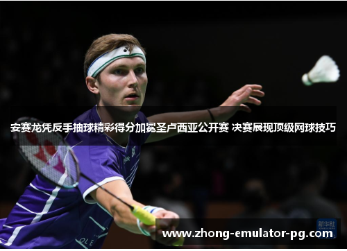 安赛龙凭反手抽球精彩得分加冕圣卢西亚公开赛 决赛展现顶级网球技巧